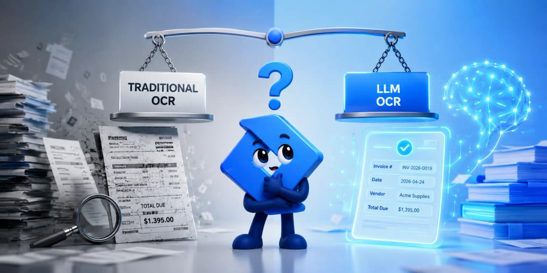 LLM OCR vs Traditional OCR: When AI Wins (and When It Doesn't) — 2026 Benchmark